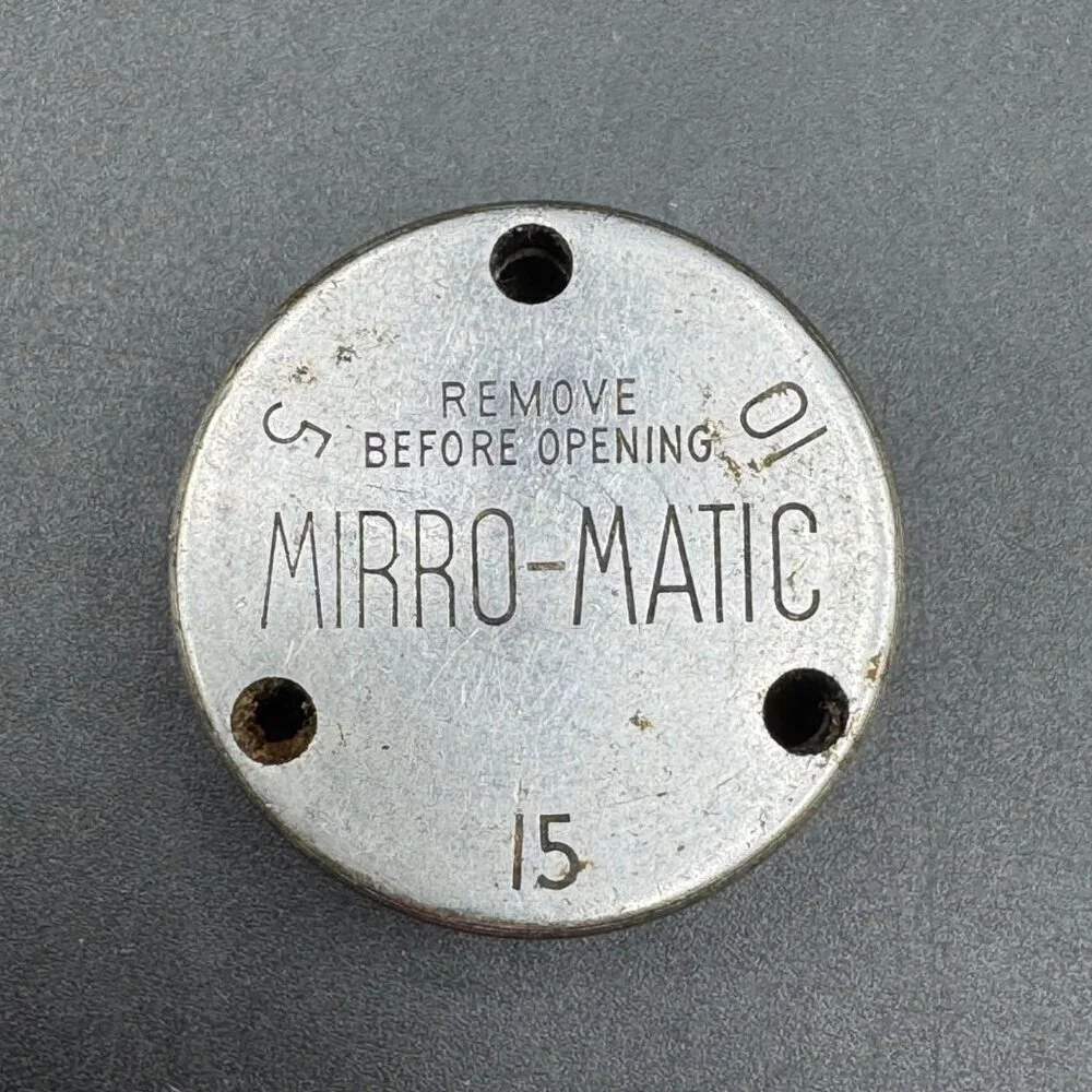 Vintage Mirro-Matic Pressure Cooker Regulator Weight 15 Lb Replacement Part